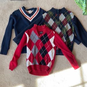 3 Boys Medium Sweaters